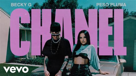 chanel gg|peso pluma becky g chanel.